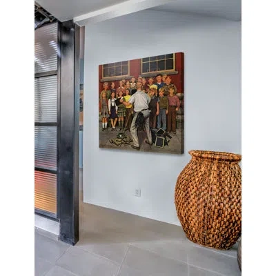 Marmont Hill School Pictures By Stevan Dohanos Painting Print On Wrapped Canvas In Brown