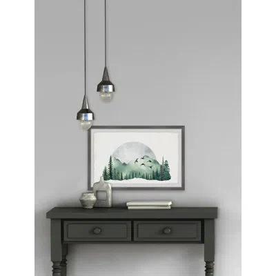 Marmont Hill Serene Forest By - Picture Frame Painting In Green;gray