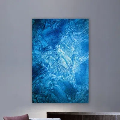 Marmont Hill 'shade Vs. Sunset' Painting Print On Wrapped Canvas In Blue