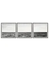 Marmont Hill Sky Meets The Sea Triptych Wall Art In Multicolor
