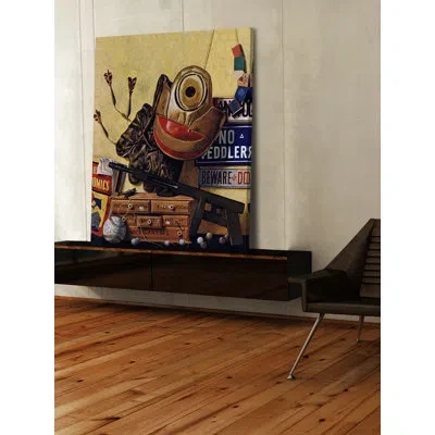 Marmont Hill Still Life Of Boys Toys By John Atherton Print On Wrapped Canvas In Brown;beige