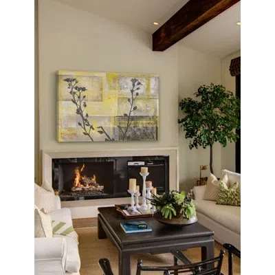 Marmont Hill 'the Answer' By Jennifer Jorgensen Painting Print On Wrapped Canvas In Black;yellow