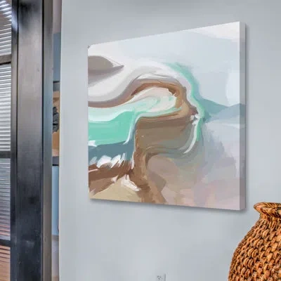 Marmont Hill 'the Change' By Irena Orlov Painting Print On Wrapped Canvas In Brown;green;gray