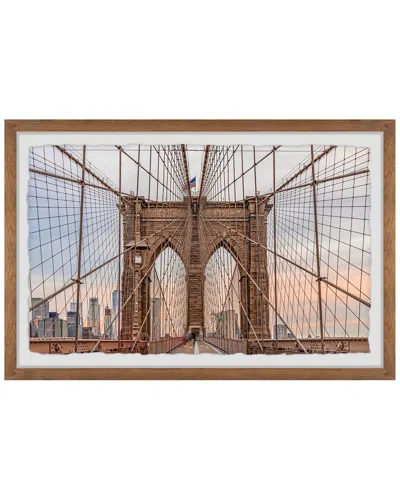 MARMONT HILL MARMONT HILL THE ICONIC BROOKLYN BRIDGE FRAMED PRINT