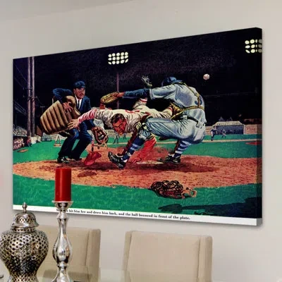 Marmont Hill The Last Out By Fred Freeman Painting Print On Wrapped Canvas In Multi-color