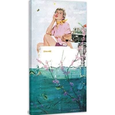 Marmont Hill Time For Love By Lynn Buckham Painting Print On Wrapped Canvas In Blue;pink