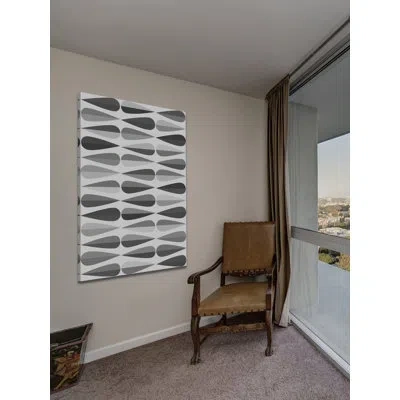 Marmont Hill 'to And Fro' Painting Print On Wrapped Canvas In Black;green;gray