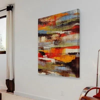 Marmont Hill 'tranquility' By Irena Orlov Painting Print On Wrapped Canvas In Brown;red;orange