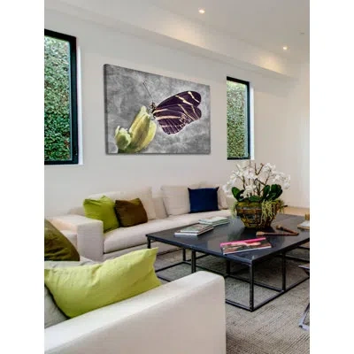 Marmont Hill 'tropical Nature' By Leda Robertson Painting Print On Wrapped Canvas In Green;purple