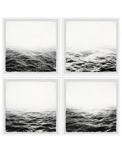 Marmont Hill Unclear Horizon Quadriptych Wall Art In Multicolor