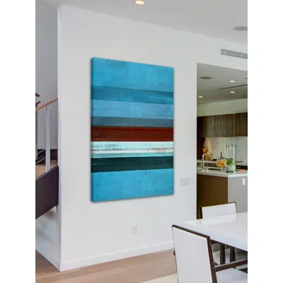 Marmont Hill 'undefined' Painting Print On Wrapped Canvas In Blue;brown
