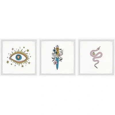 Marmont Hill Unique Twist By  - 3 Piece Picture Frame Graphic Art Set