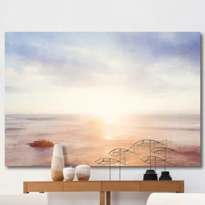 Marmont Hill 'up And Away' By Morgan J Hartley Painting Print On Wrapped Canvas In Blue;yellow