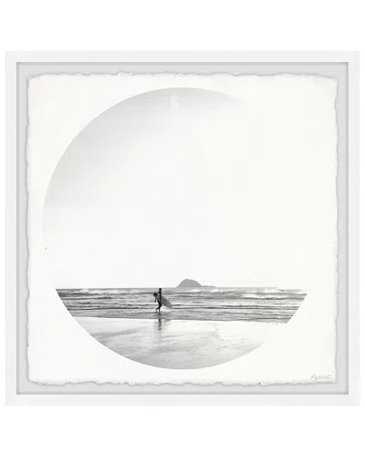 Marmont Hill Walk Into The Ocean Framed Print In Multicolor