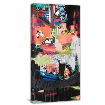 Marmont Hill 'western Hunt' By Josh Ruggs Painting Print On Wrapped Canvas In Black;green