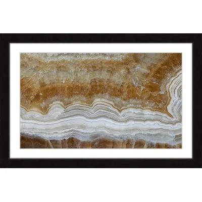 Marmont Hill 'white Hill' Picture Frame Graphic Art Print On Paper In Black Framed