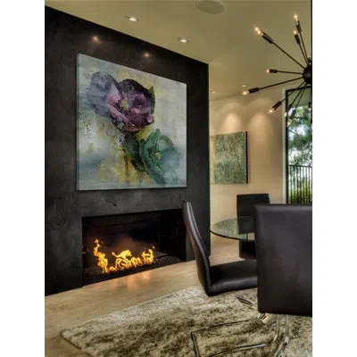 Marmont Hill 'wonders Of Spring' By Irena Orlov Painting Print On Wrapped Canvas In Green;gray;purple