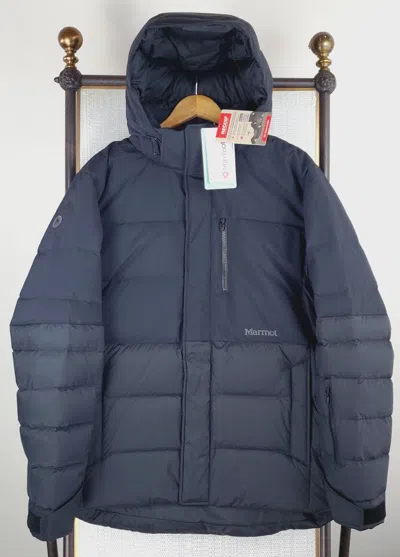 Pre-owned Marmot $350  Size Large Mens 700 Goose Down Recco Waterproof Shadow Jacket In Black