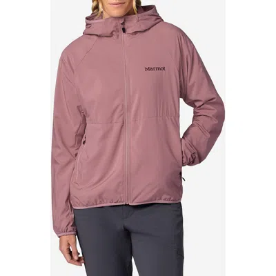 Marmot Aerothermal Hooded Jacket In Pink