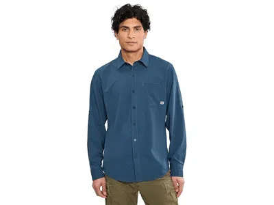 Marmot Airexchange Long Sleeve Shirt In Blue
