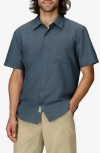 Marmot Airexchange Solarshield Upf Short Sleeve Button-up Shirt In Gray