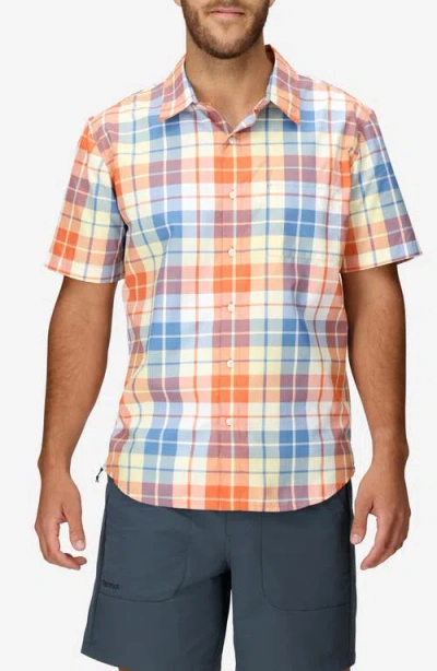Marmot Airexchange Upf Short Sleeve Button-up Shirt