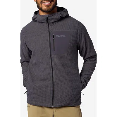 Marmot Airfleece Zip Hoodie In Gray
