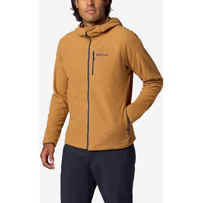 Marmot Airfleece Zip Hoodie In Brown