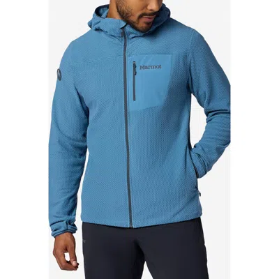 Marmot Airfleece Zip Hoodie In Blue