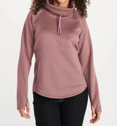 Marmot Annie Long Sleeve Pullover In Dream State In Pink