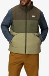 Marmot Ares Packable Recycled Nylon 700 Fill Power Down Puffer Vest In Multi