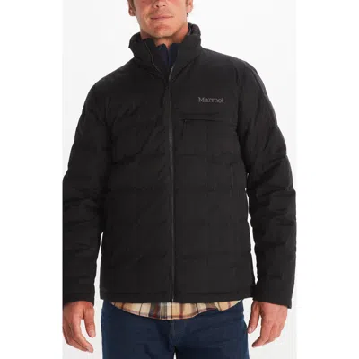 Marmot Burdell Water Resistant 600 Fill Power Down Jacket In Black