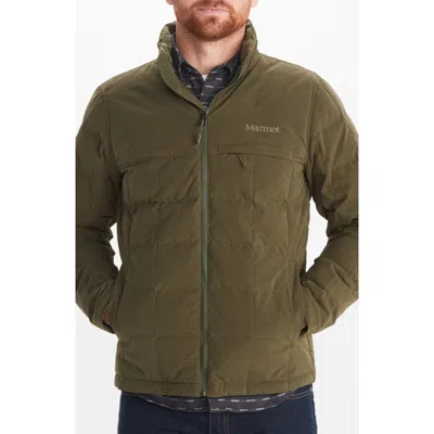 Marmot Burdell Water Resistant 600 Fill Power Down Jacket In Nori
