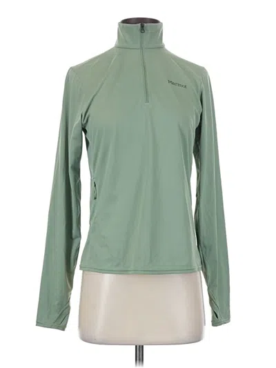 Pre-owned Marmot Cardigan Sweater In Green