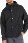 Marmot Cascade Waterproof Hooded Jacket In Black