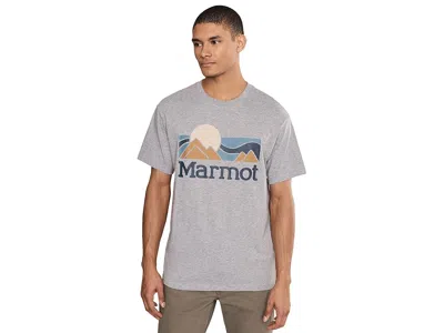 Marmot Coastal T-shirts Short Sleeve In Gray