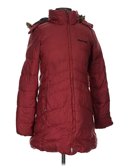 Pre-owned Marmot Coat In Red