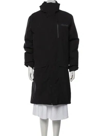 Pre-owned Marmot Down Coat In Black