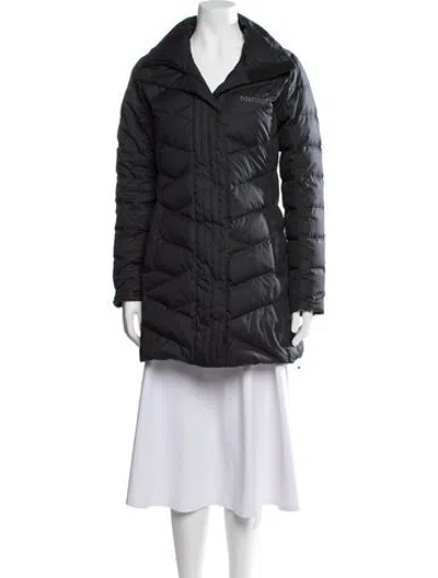 Pre-owned Marmot Down Coat In Grey