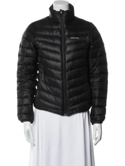 Pre-owned Marmot Down Jacket In Black