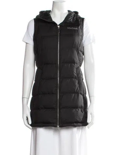 Pre-owned Marmot Down Jacket In Black