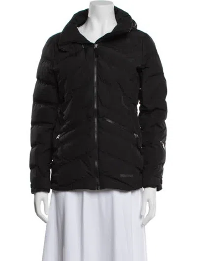 Pre-owned Marmot Down Jacket In Black