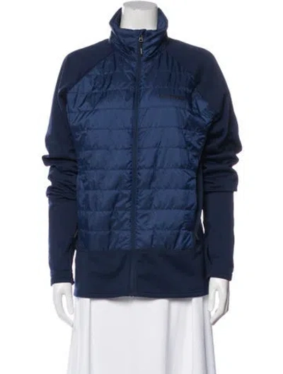 Pre-owned Marmot Down Jacket In Blue