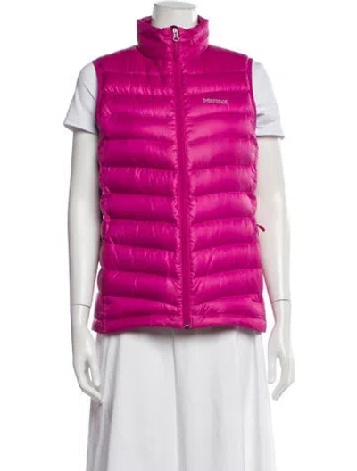 Pre-owned Marmot Down Jacket In Pink