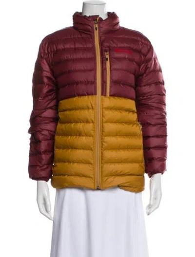 Pre-owned Marmot Down Jacket In Red