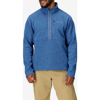 Marmot Drop Line Half Zip Fleece Jacket In Rain Cloud Heather