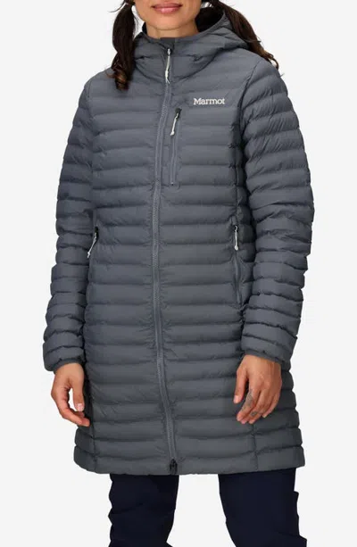 Marmot Echo Featherless Hooded Coat In Gray
