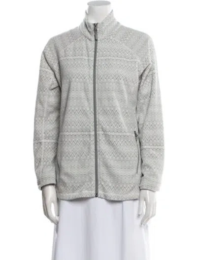 Pre-owned Marmot Faux Fur Jacket In White