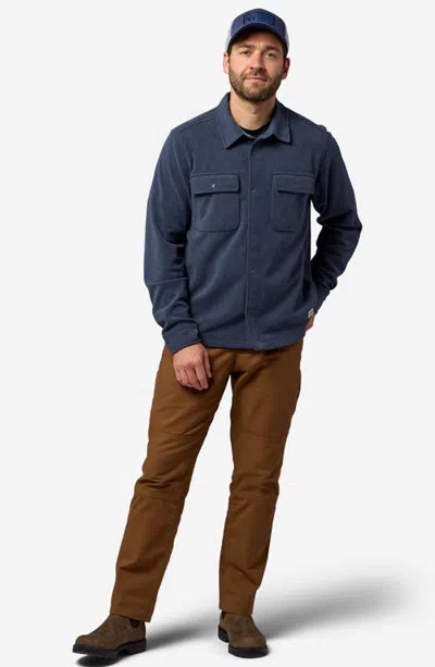 Marmot Felton Long Sleeve Fleece Snap-up Shirt In Blue