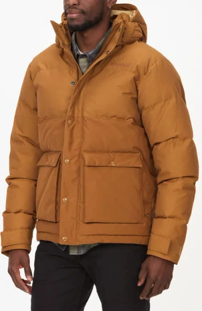 Marmot Fordham Waterproof 700 Fill Power Down Puffer Jacket In Hazel